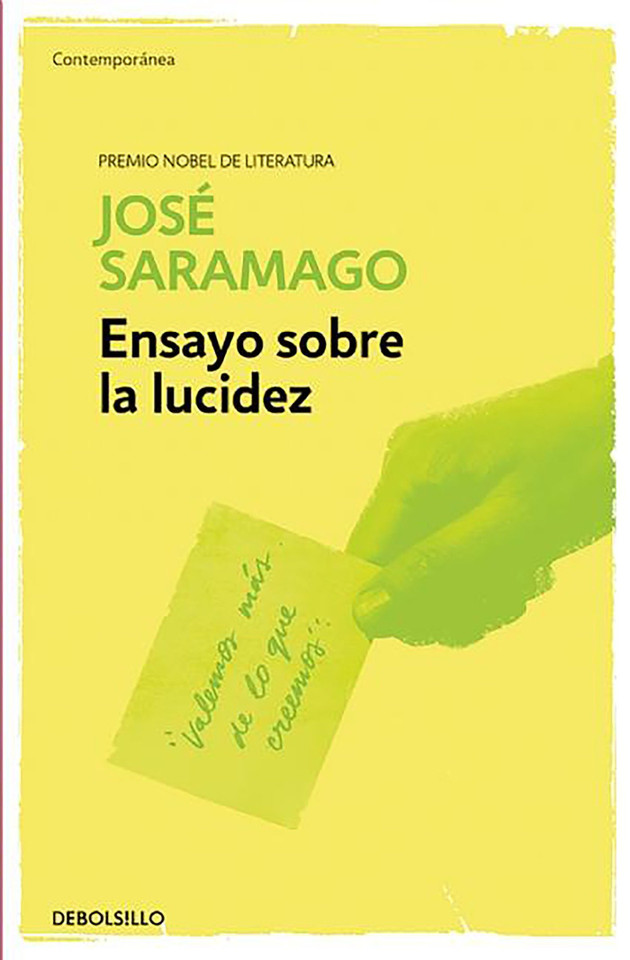 Ensayo sobre la lucidez   / Seeing book cover by Jose Saramago