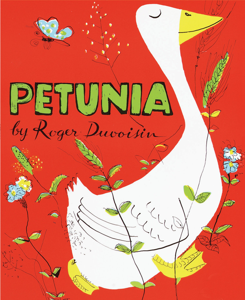 Petunia book cover by Roger Duvoisin