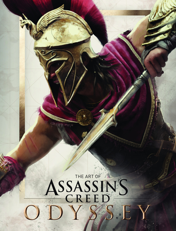 The Art of Assassin's Creed Odyssey book cover by Kate Lewis