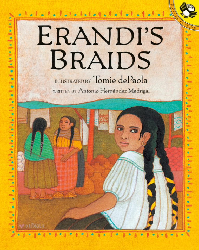 Erandi's Braids book cover by Antonio Hernandez Madrigal