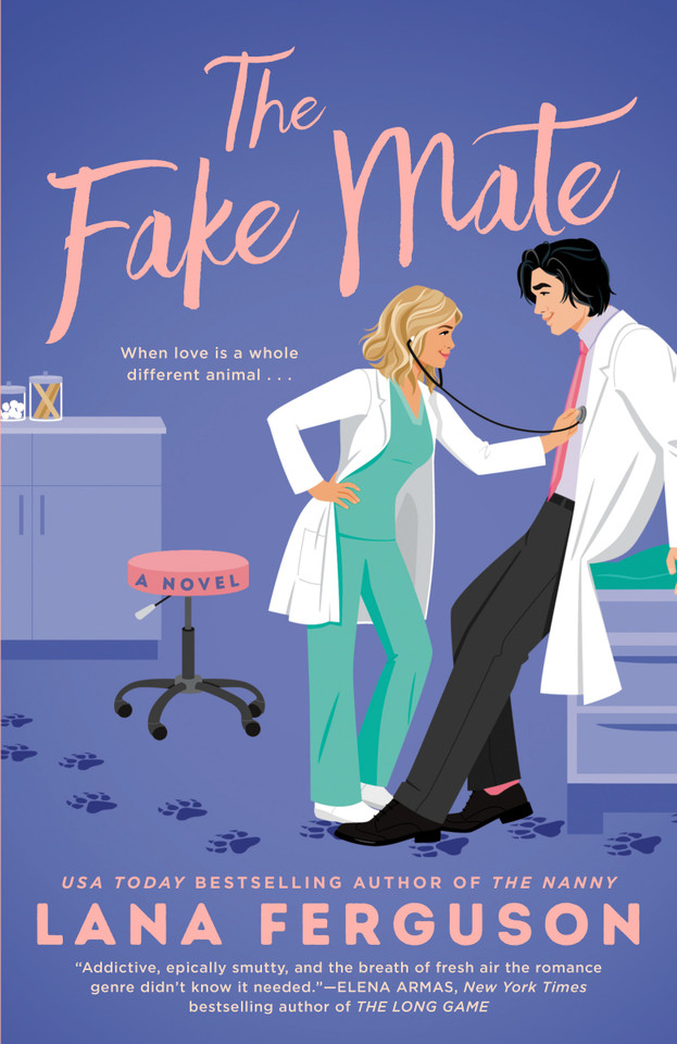 The Fake Mate book cover by Lana Ferguson