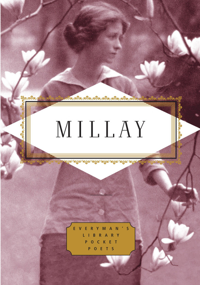 Millay: Poems: Edited by Diana Secker Tesdell (Everyman's Library Pocket Poets Series) book cover by Edna St. Vincent Millay