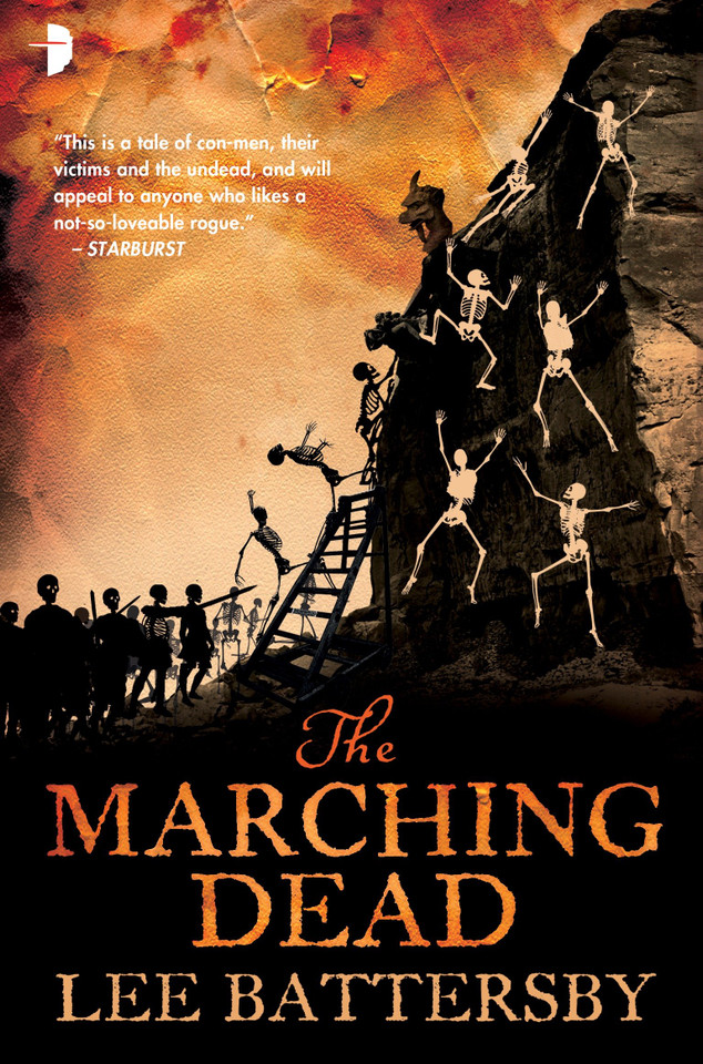 The Marching Dead (The Corpse-Rat King) book cover by Lee Battersby