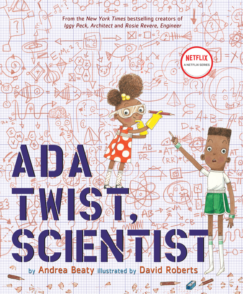 Ada Twist, Scientist: A Picture Book (The Questioneers) book cover by Andrea Beaty