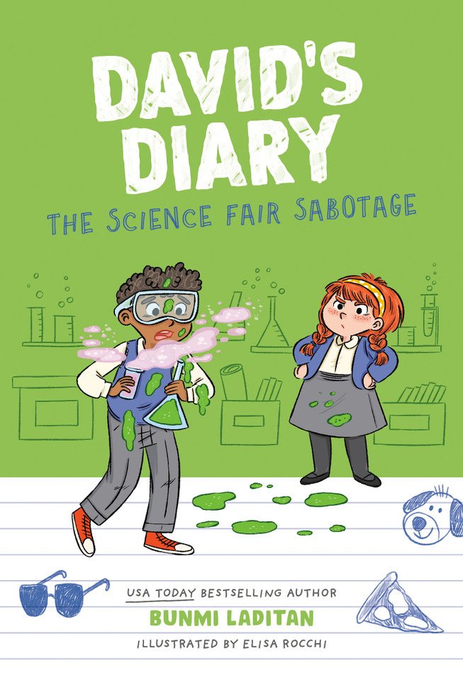 David's Diary #2: The Science Fair Sabotage (David's Diary) book cover by Bunmi Laditan