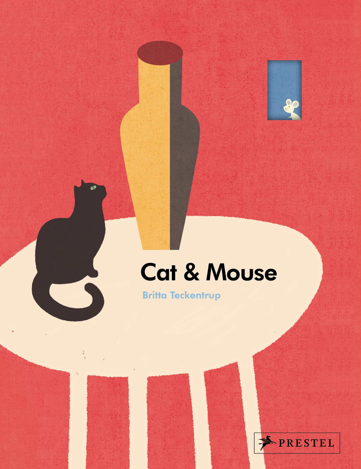 Cat & Mouse book cover by Britta Teckentrup
