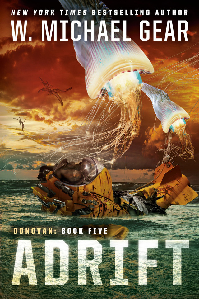 Adrift (Donovan) book cover by W. Michael Gear