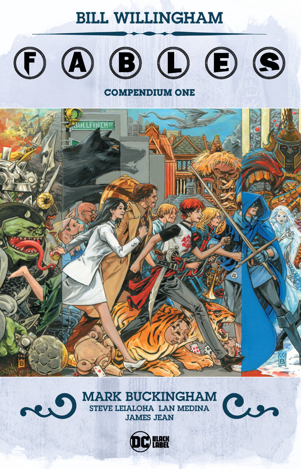 Fables Compendium One book cover by Bill Willingham