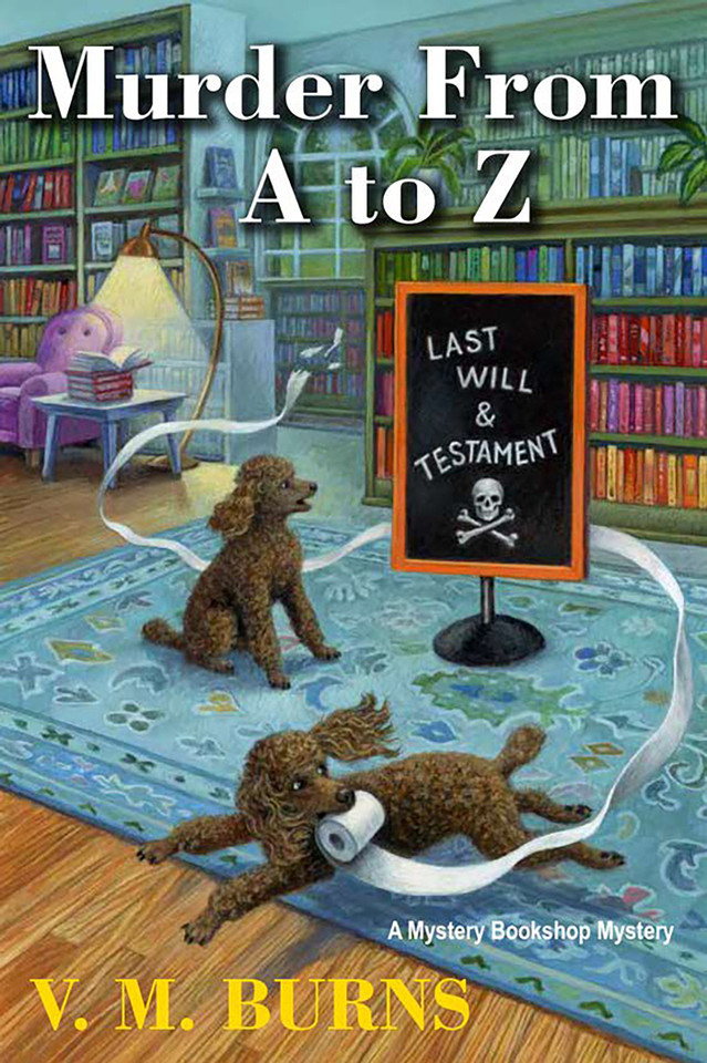 Murder from A to Z (Mystery Bookshop) book cover by V.M. Burns