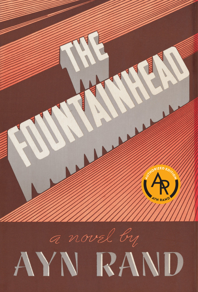 The Fountainhead book cover by Ayn Rand
