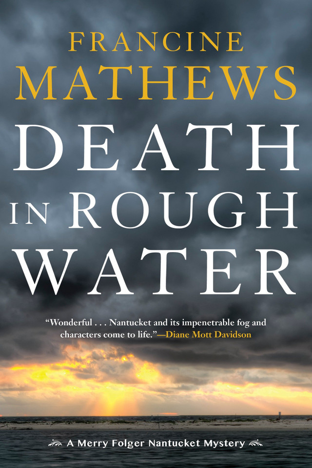 Death in Rough Water (A Merry Folger Nantucket Mystery) book cover by Francine Mathews