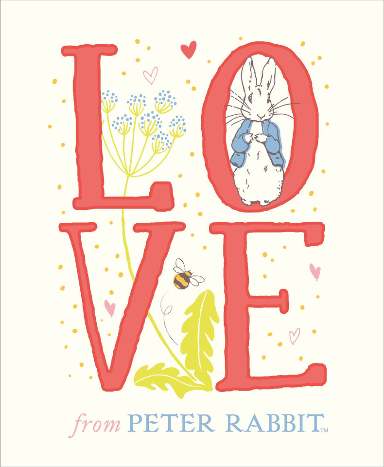 Love from Peter Rabbit (Peter Rabbit) book cover by Beatrix Potter