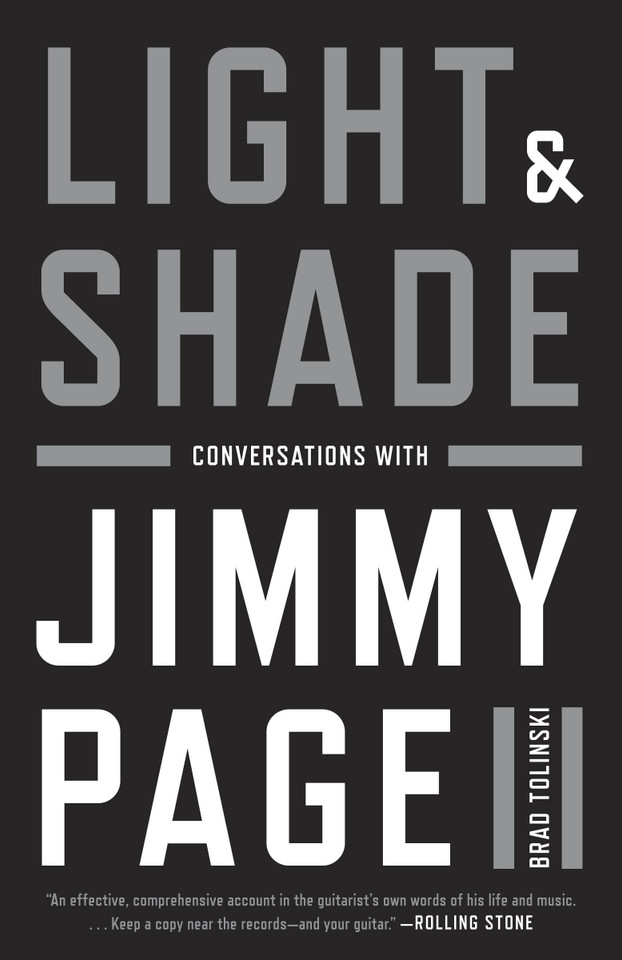 Light and Shade: Conversations with Jimmy Page book cover by Brad Tolinski