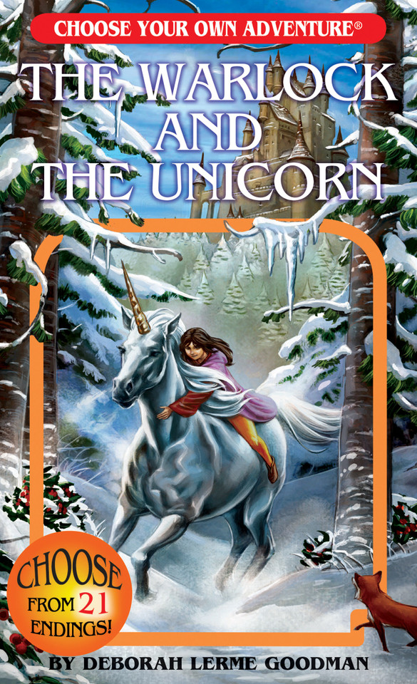 The Warlock and the Unicorn (Choose Your Own Adventure) book cover by Deborah Lerme Goodman