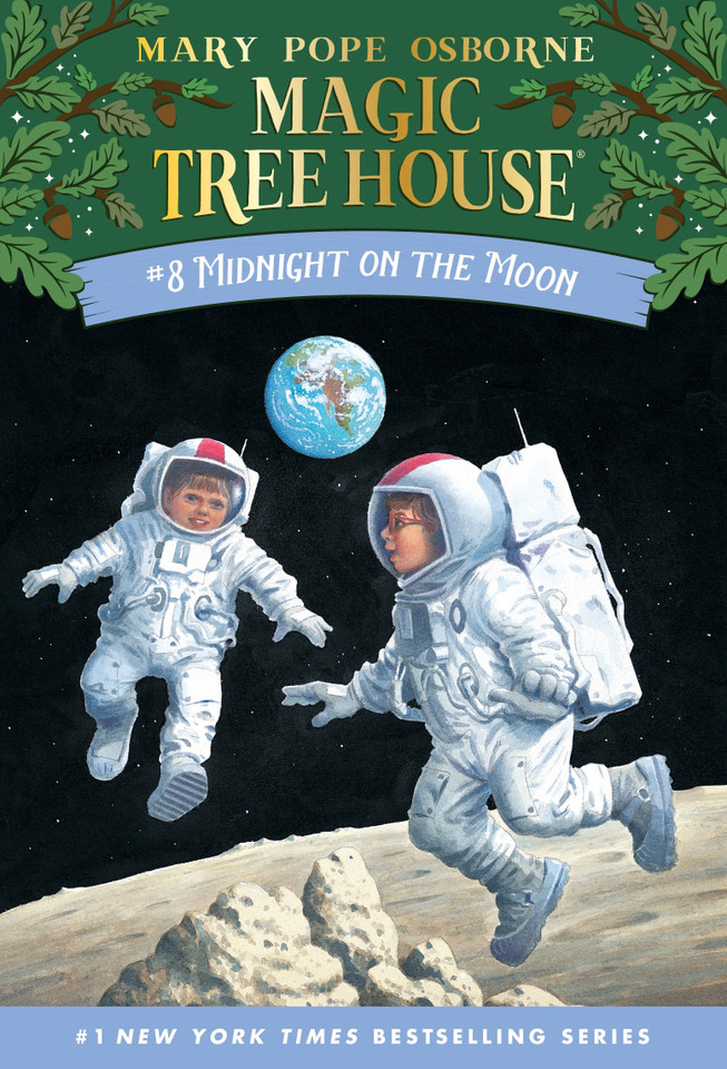 Midnight on the Moon (Magic Tree House) book cover by Mary Pope Osborne