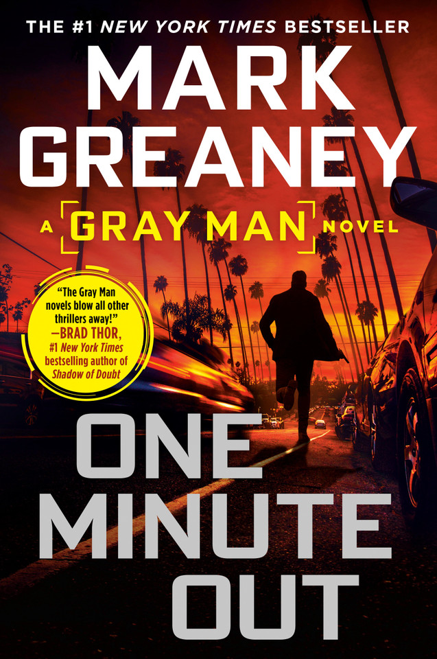 One Minute Out (Gray Man) book cover by Mark Greaney