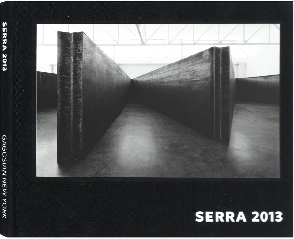 Richard Serra 2013 book cover by Anne Byrd, Daniel Lefferts