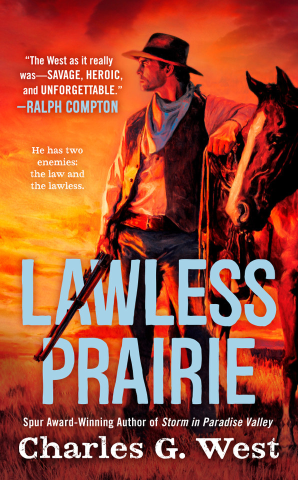 Lawless Prairie book cover by Charles G. West