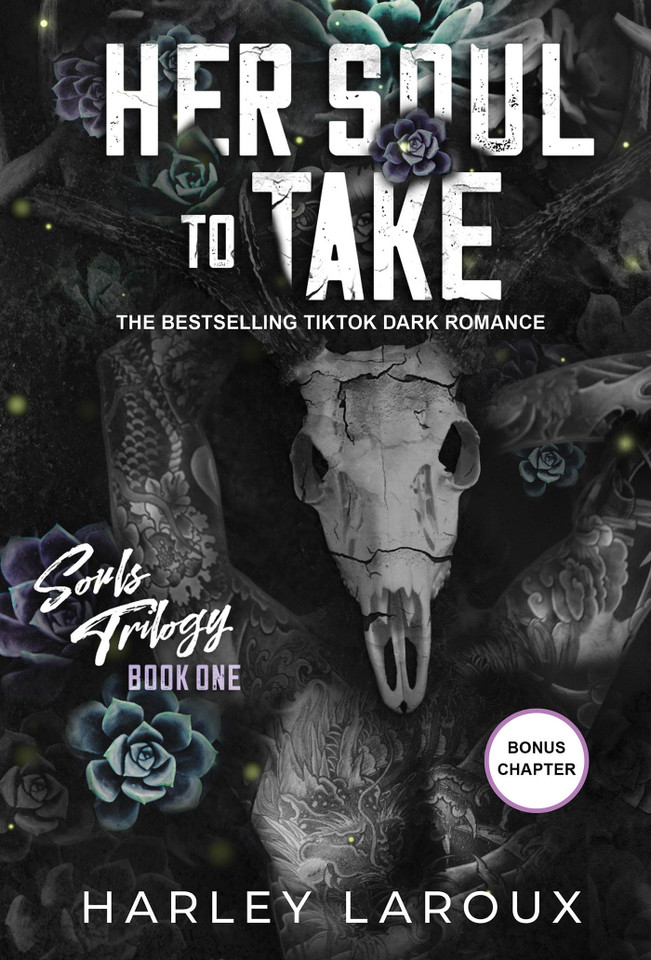 Her Soul to Take: A Paranormal Dark Academia Romance (Souls Trilogy) book cover by Harley Laroux