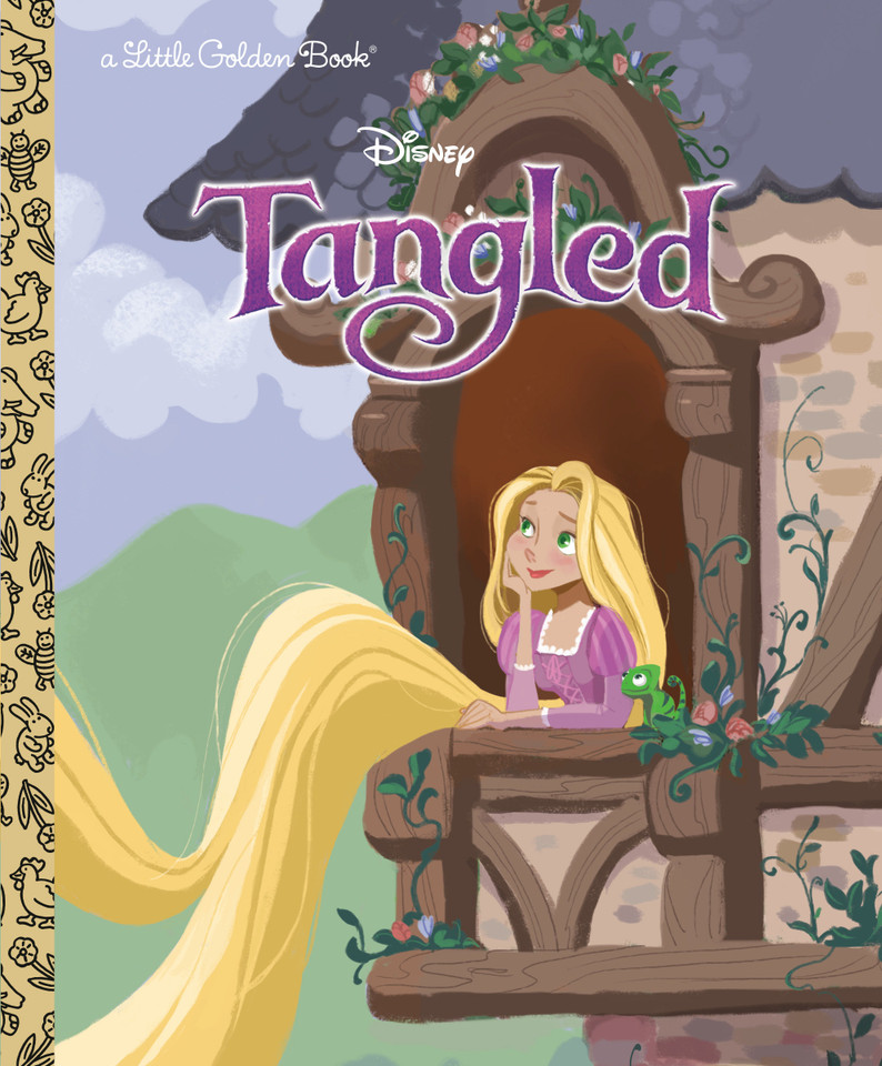 Tangled (Disney Tangled) (Little Golden Book) book cover by Ben Smiley
