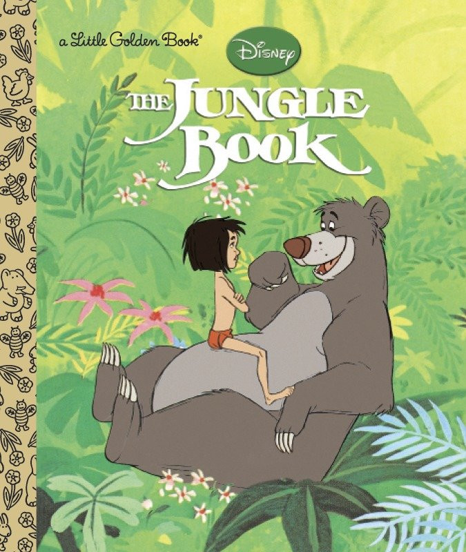 The Jungle Book (Disney The Jungle Book) (Little Golden Book) book cover by RH Disney