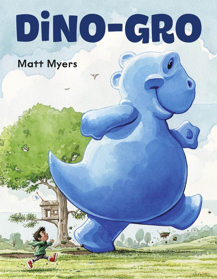 Dino-Gro book cover by Matt Myers