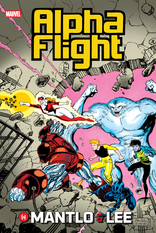Alpha Flight By Mantlo & Lee Omnibus Jim Lee Cover book cover by Bill Mantlo, James Hudnall