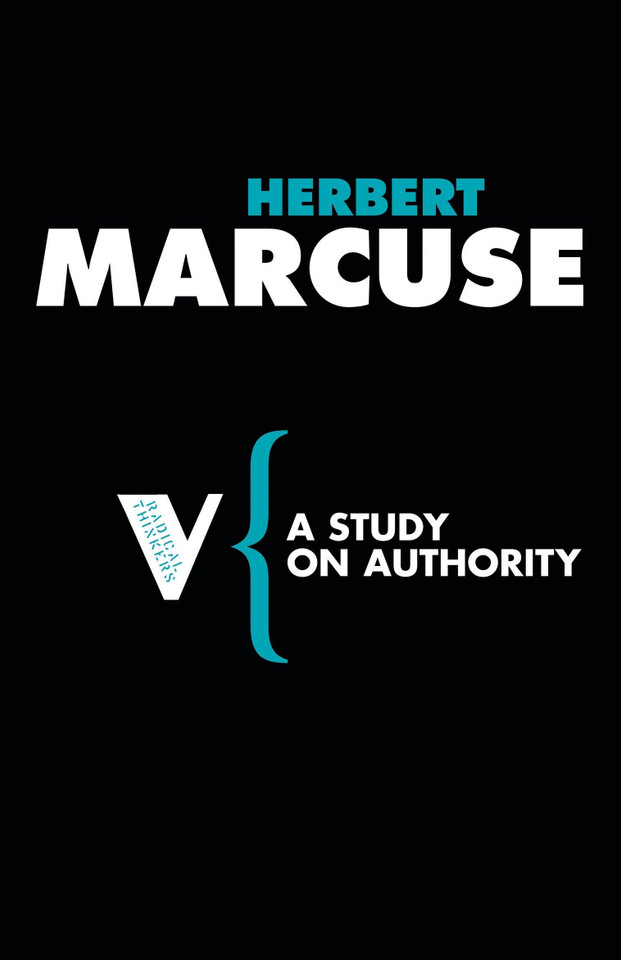 A Study on Authority (Radical Thinkers) book cover by Herbert Marcuse