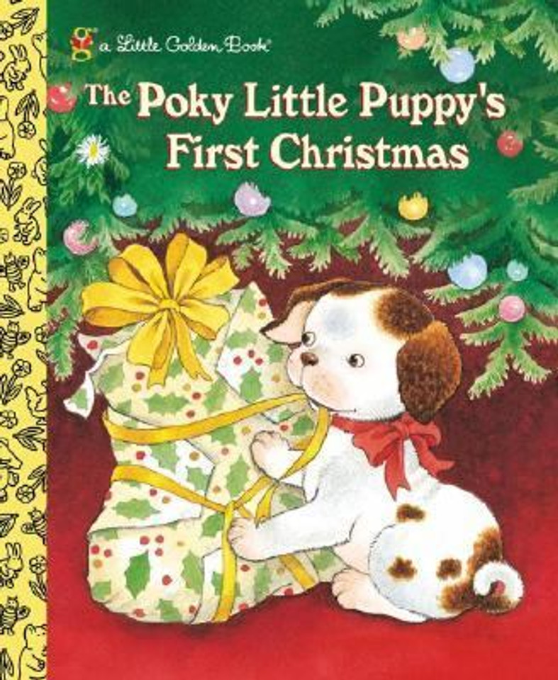 The Poky Little Puppy's First Christmas (Little Golden Book) Cover