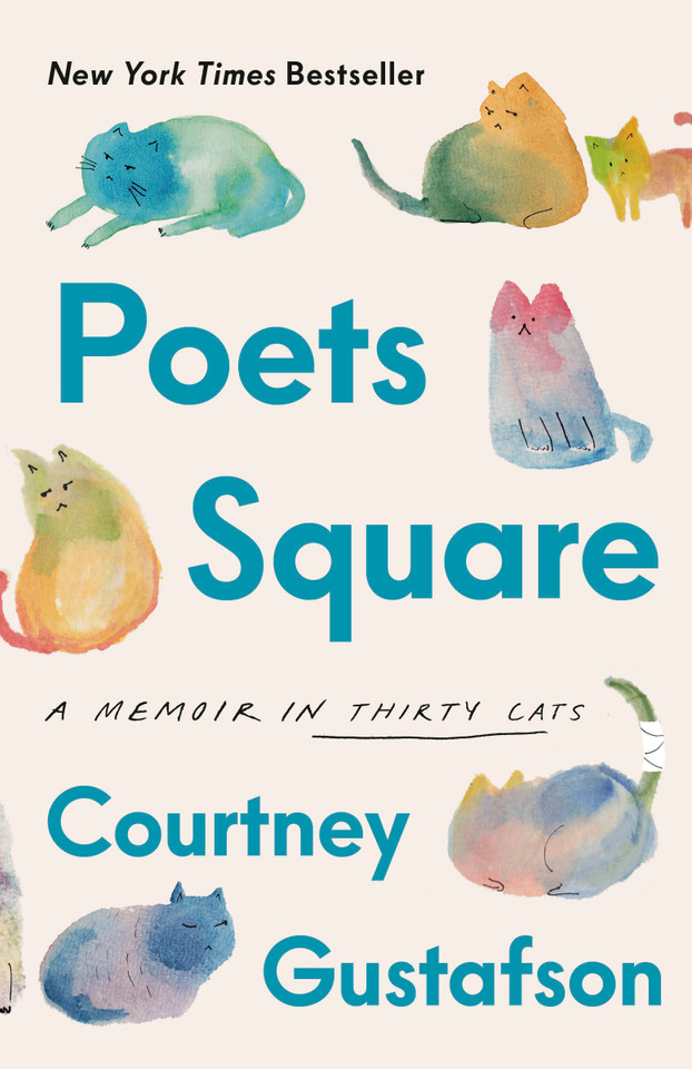Poets Square: A Memoir in Thirty Cats book cover by Courtney Gustafson