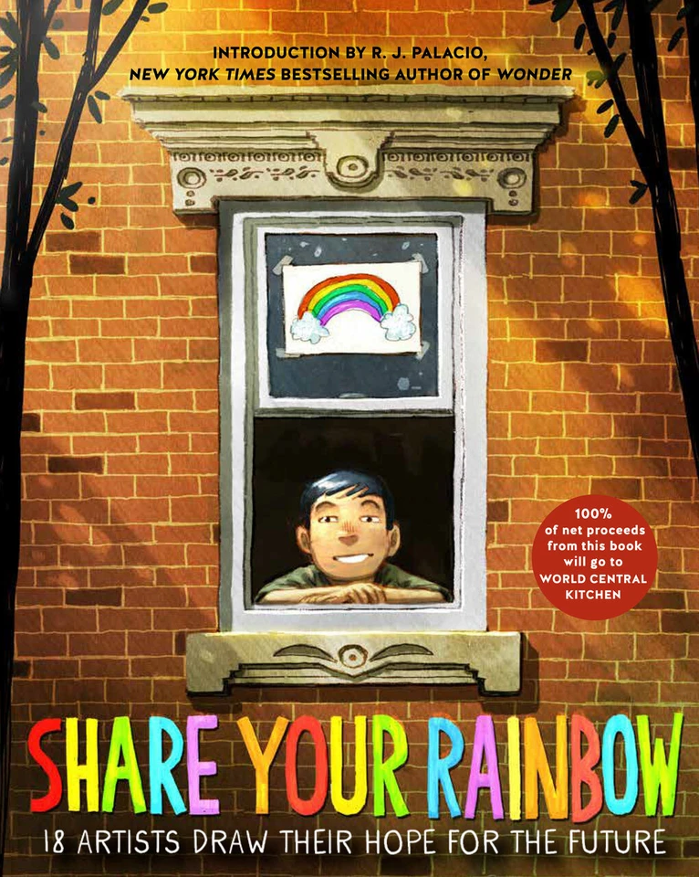 Share Your Rainbow: 18 Artists Draw Their Hope for the Future book cover by Various