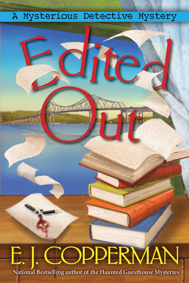 Edited Out: A Mysterious Detective Mystery (A Mysterious Detective Mystery) book cover by E. J. Copperman