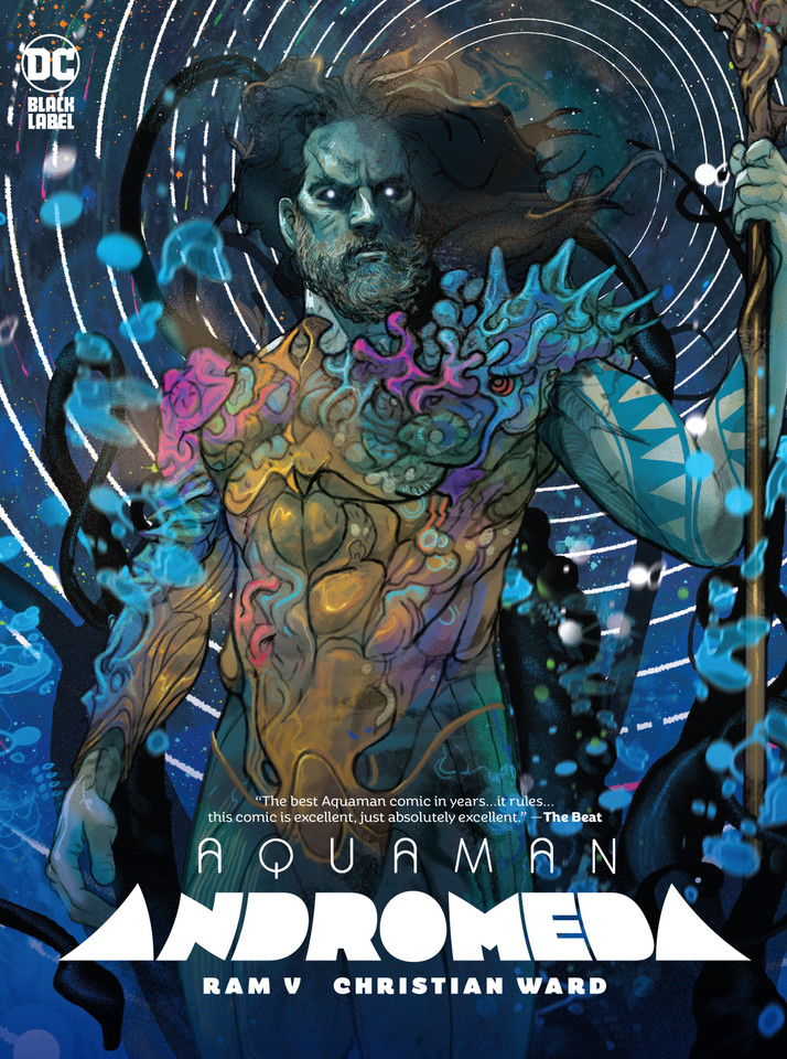 Aquaman: Andromeda book cover by Ram V.