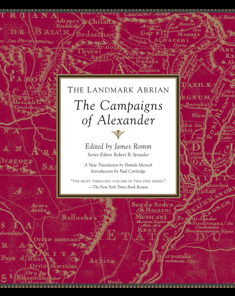 The Landmark Arrian: The Campaigns of Alexander (Landmark Series) book cover by Arrian