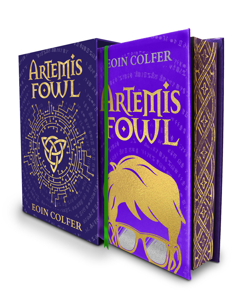Artemis Fowl Deluxe Collector's Edition book cover by Eoin Colfer