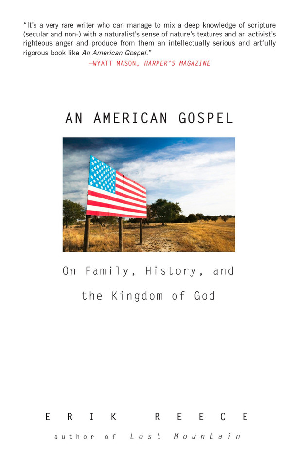 An American Gospel: On Family, History, and the Kingdom of God book cover by Erik Reece