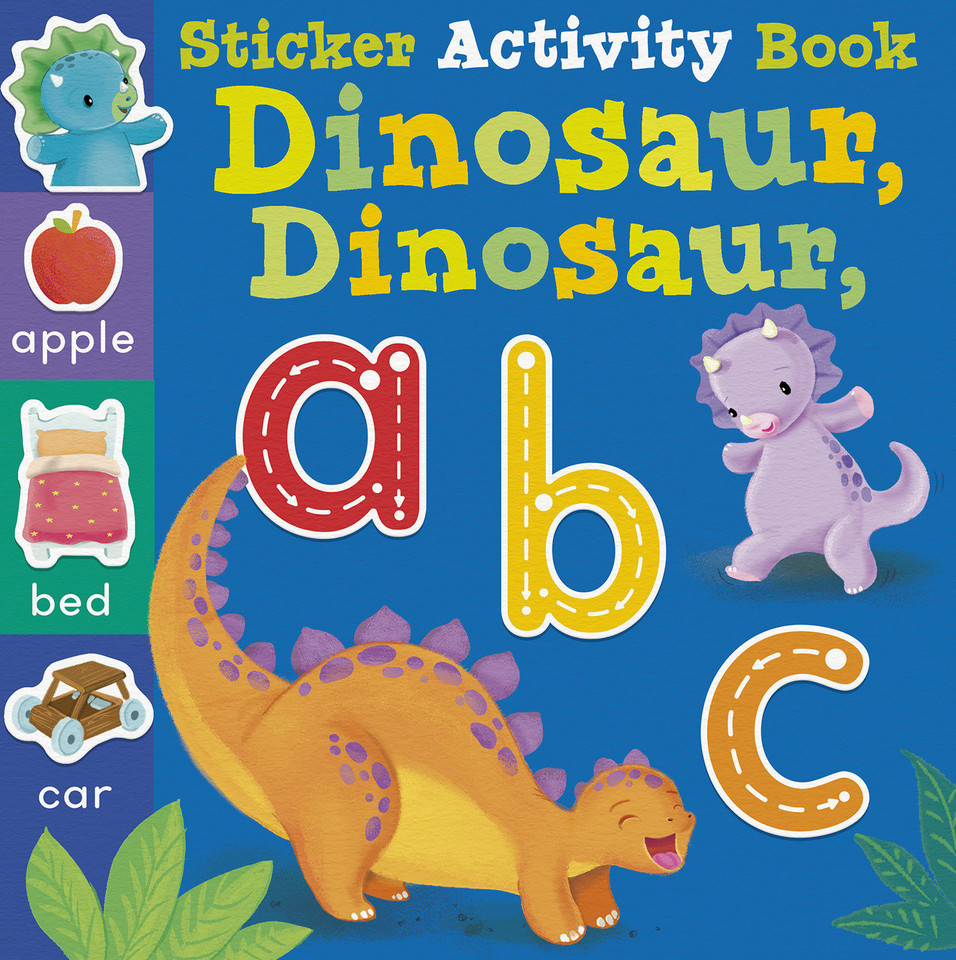 Dinosaur, Dinosaur ABC: Sticker Activity Book (Dinosaur, Dinosaur Stories) book cover by Villetta Craven