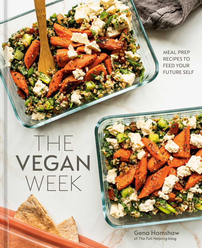 The Vegan Week: Meal Prep Recipes to Feed Your Future Self [A Cookbook] book cover by Gena Hamshaw