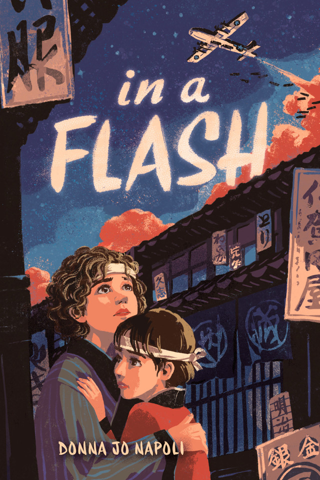 In a Flash book cover by Donna Jo Napoli