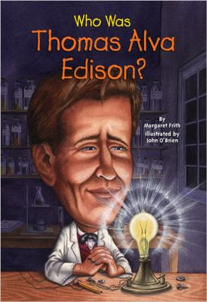 Who Was Thomas Alva Edison? Cover