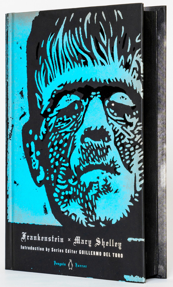 Frankenstein (Penguin Horror) book cover by Mary Shelley