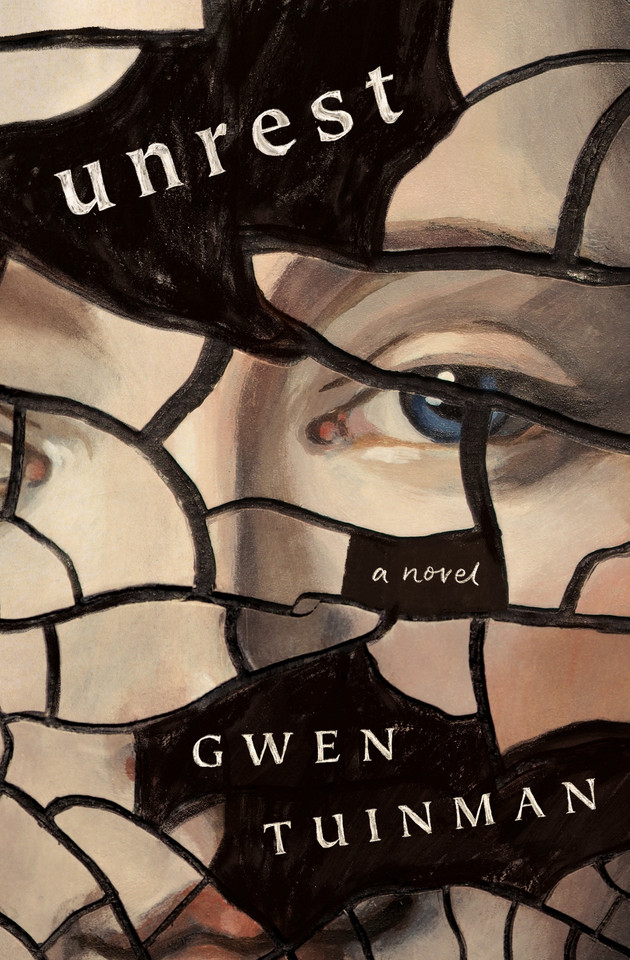 Unrest book cover by Gwen Tuinman