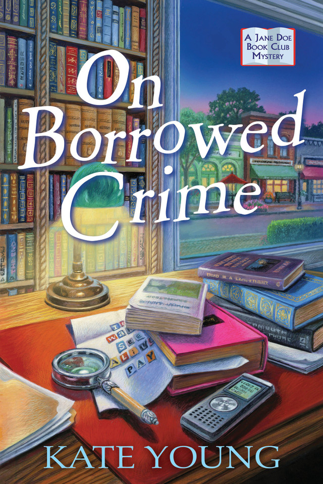 On Borrowed Crime: A Jane Doe Book Club Mystery (A Jane Doe Book Club Mystery) book cover by Kate Young