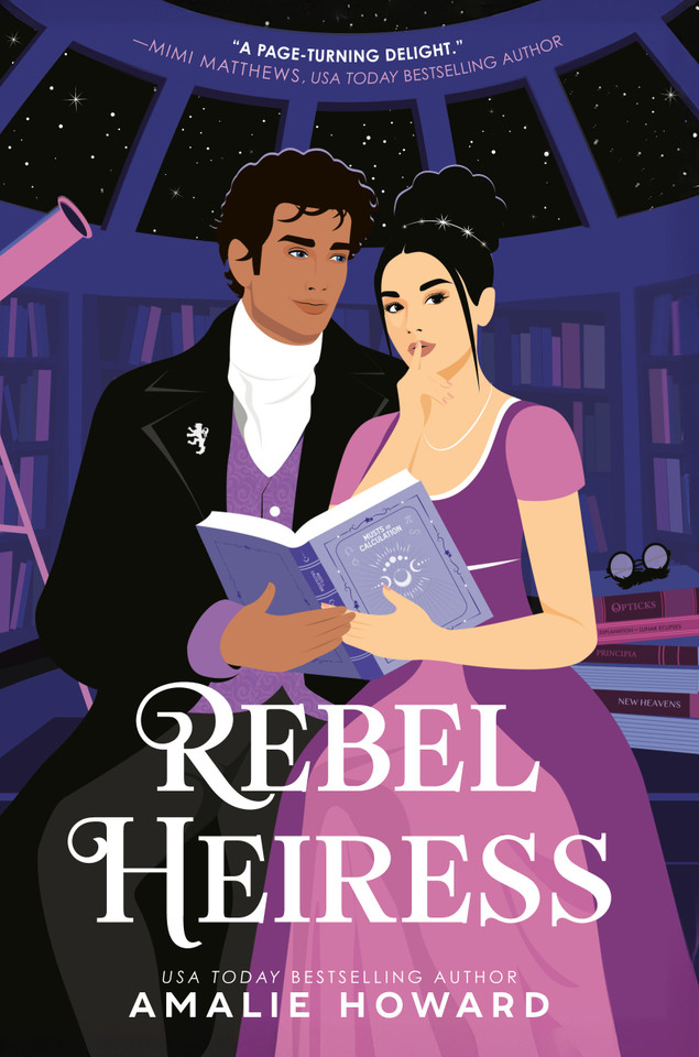 Rebel Heiress (The Diamonds) book cover by Amalie Howard