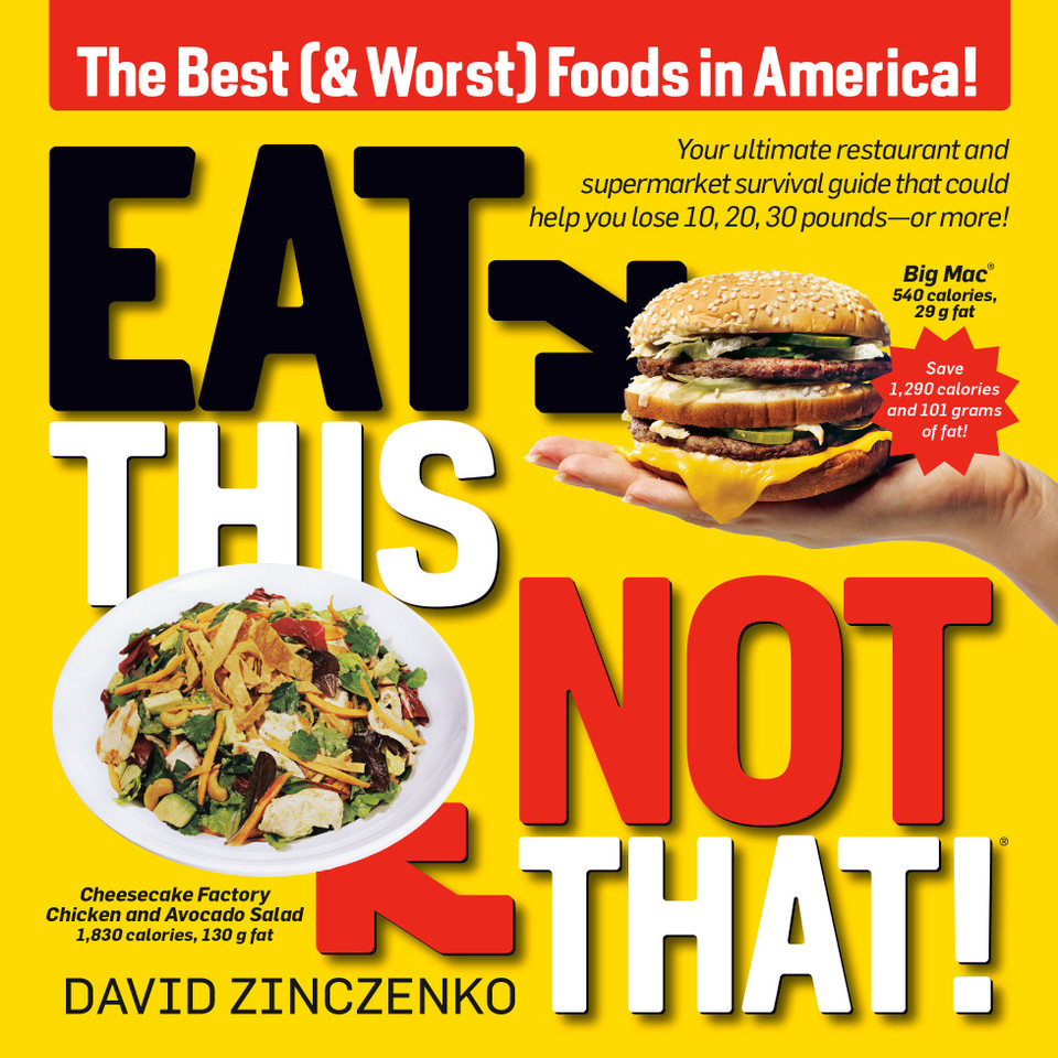 Eat This, Not That (Revised): The Best (& Worst) Foods in America! book cover by David Zinczenko