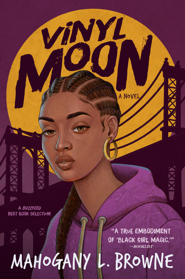 Vinyl Moon book cover by Mahogany L. Browne