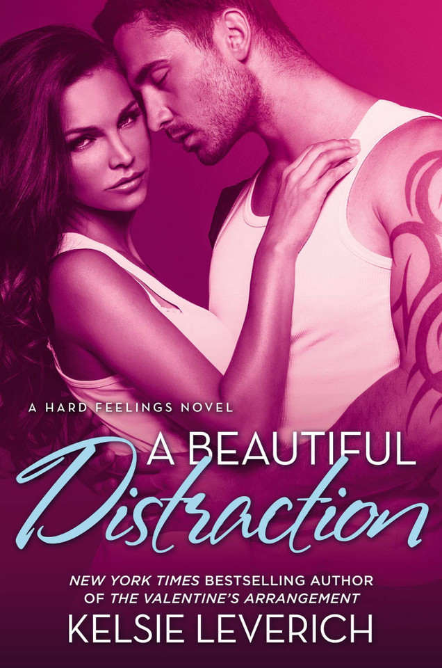 A Beautiful Distraction (A Hard Feelings Novel) book cover by Kelsie Leverich