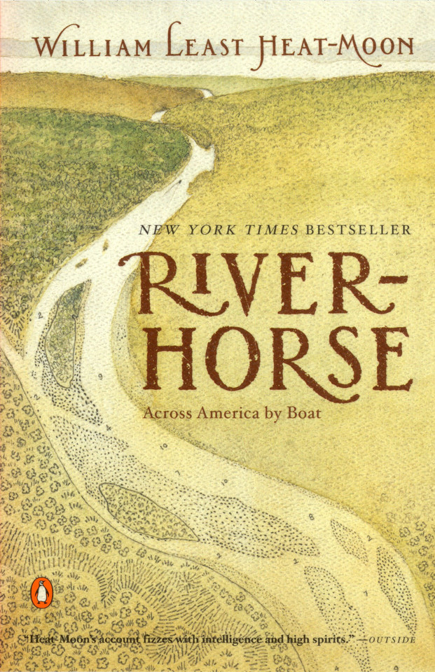 River-Horse: Across America by Boat book cover by William Least Heat-Moon