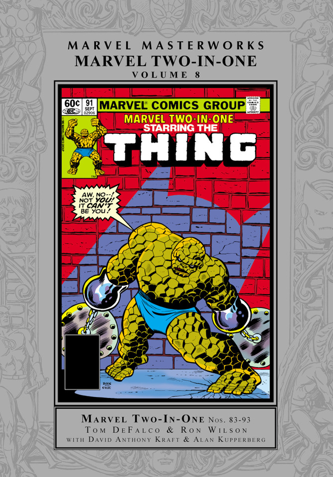 Marvel Masterworks: Marvel Two-In-One Vol. 8 book cover by Tom DeFalco, Marvel Various