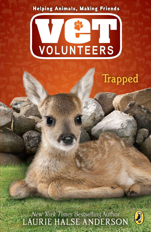 Trapped (Vet Volunteers) book cover by Laurie Halse Anderson